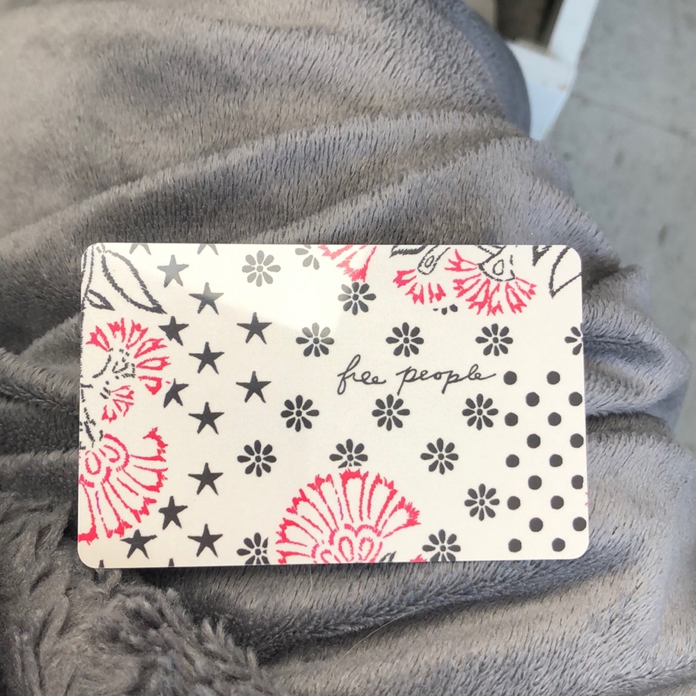 Free People merch card - never used